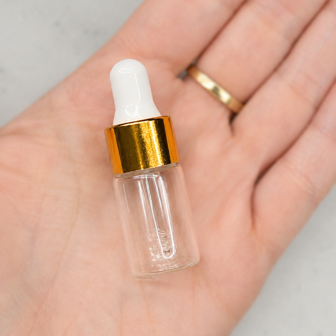 Body Oil Samples - 3mL Glass Dropper